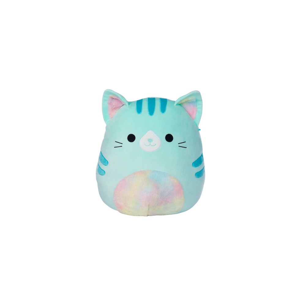 Squishmallows Corinna the Teal Cat 18Inch Plush Mint Green Rainbow Fuzzy Belly